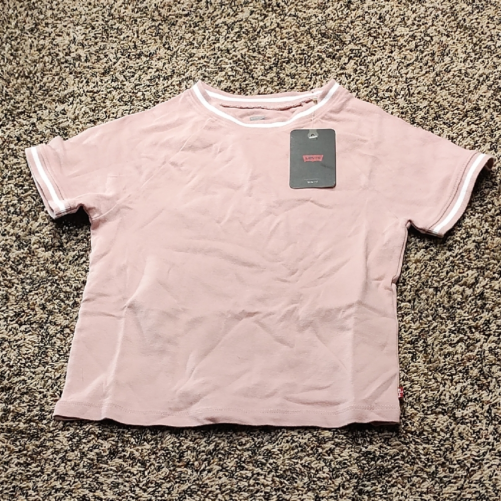 Levi's | Light Pink Slim Fit T-Shirt with White Trim